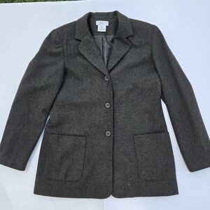 Vintage Worthington women's 3-button long line 100% wool blazer size 10P